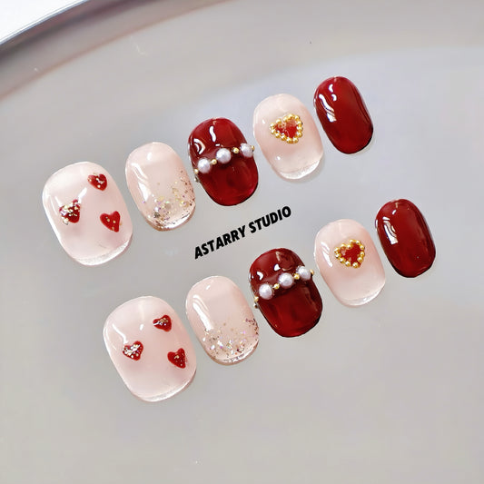 Burgundy Heart